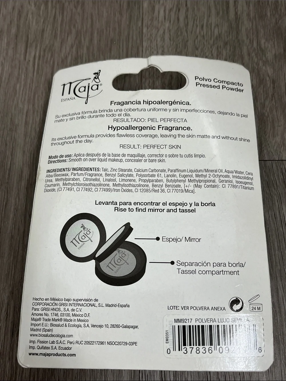 Maja Pressed powder Sevilla lot of 2